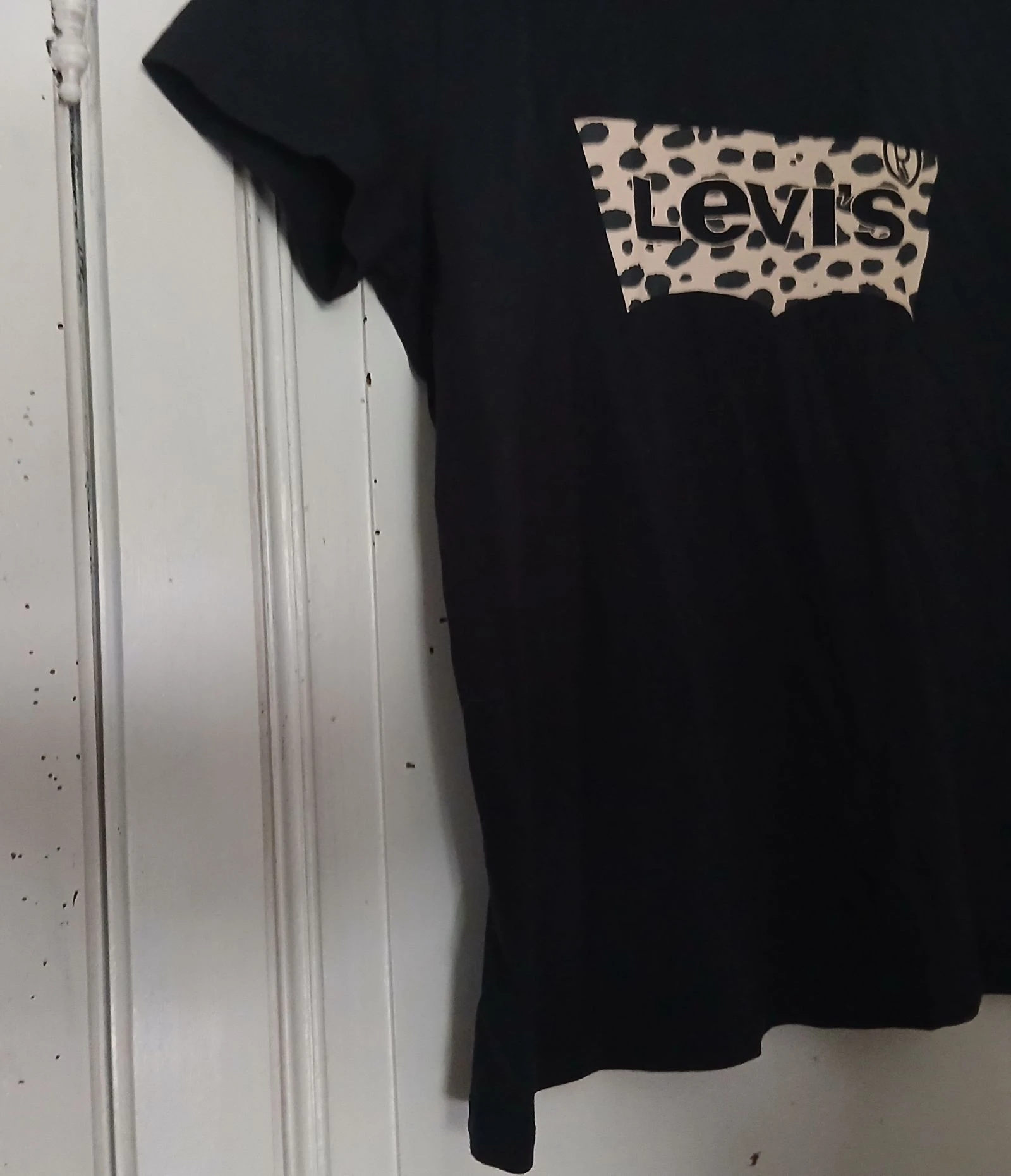 Camiseta negra Levi's - Logo de leopardo - Talla S – photo 9